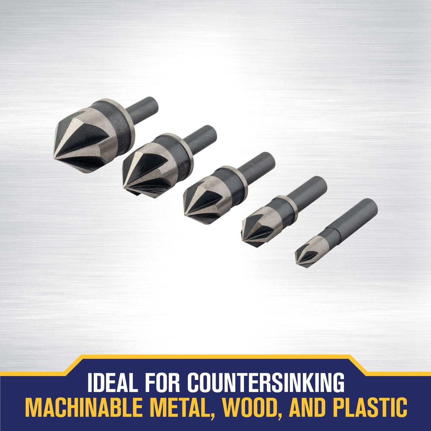IRWIN Metal Countersink Drill Bit Set