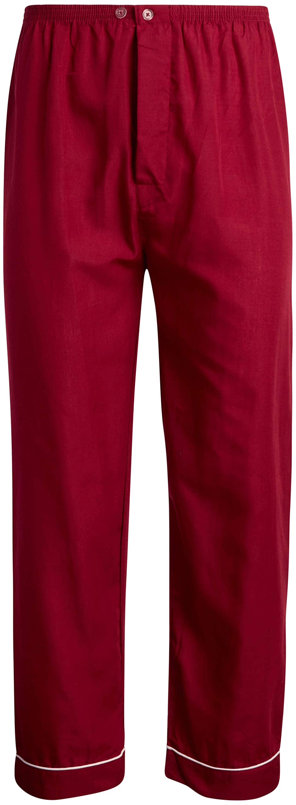 Ten West Apparel Men’s Pajamas Set - Long Sleeve Button Down Sleep Shirt and Pajama Bottoms Sleepwear Set