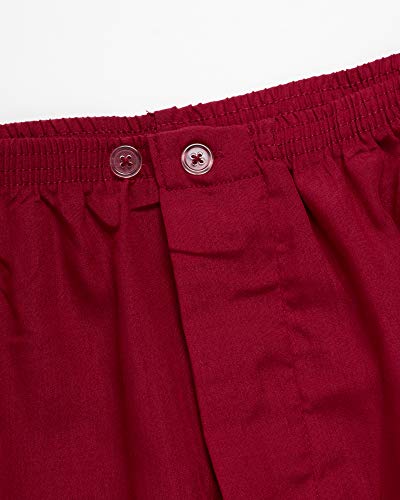 Ten West Apparel Men’s Pajamas Set - Long Sleeve Button Down Sleep Shirt and Pajama Bottoms Sleepwear Set