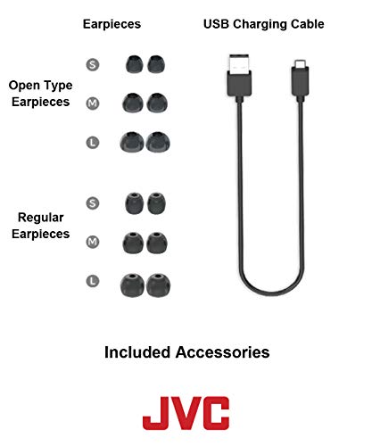 JVC Black and Yellow Wireless Water Resistant Pivot Motion Sport Headphone with Locking Ear Fit HA-ET50BTB