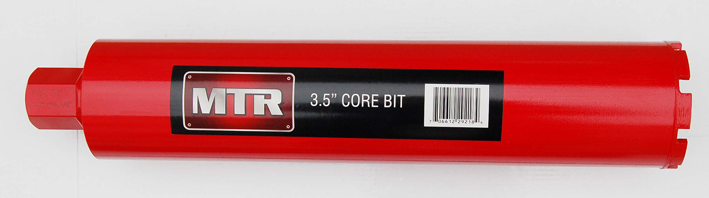 MTR Wet/Dry Diamond Grit Core Drill Bit for Brick, Concrete Block Masonry Granit Marble Diameter 5/8" - 11 Threaded #30/40