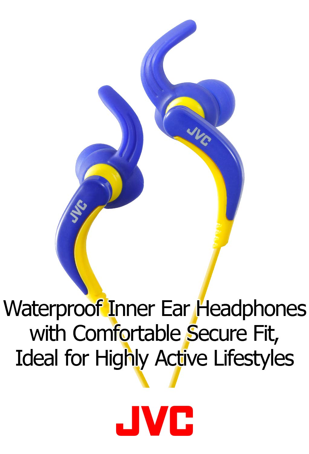 JVC HAETX30B Extreme Fitness Headphones, Black