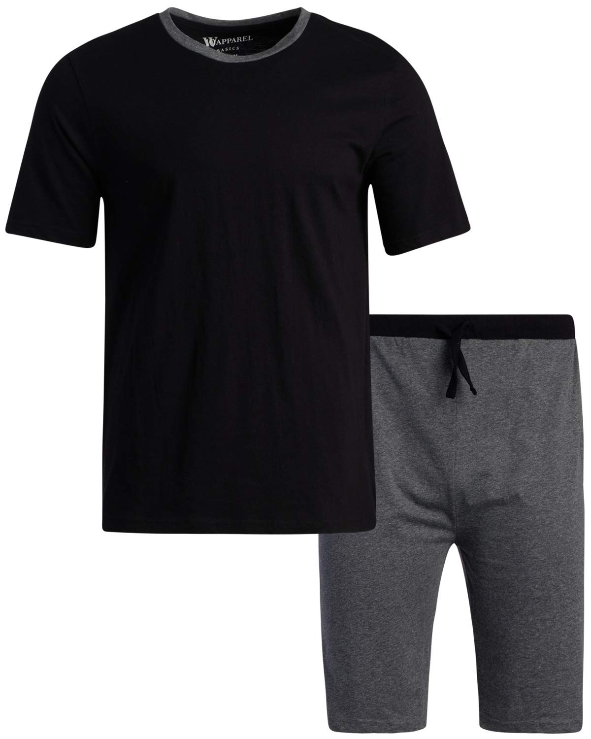 Ten West Apparel Men’s Pajamas – Short Sleeve Tee and Lounge Shorts Sleepwear Set (M-XL)