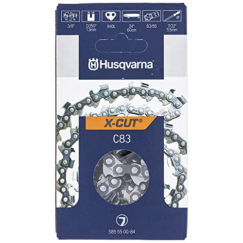 Husqvarna 585550084 X-Cut C83 24" Chainsaw Chain 3/8" Pitch .050 Gauge 84 DL