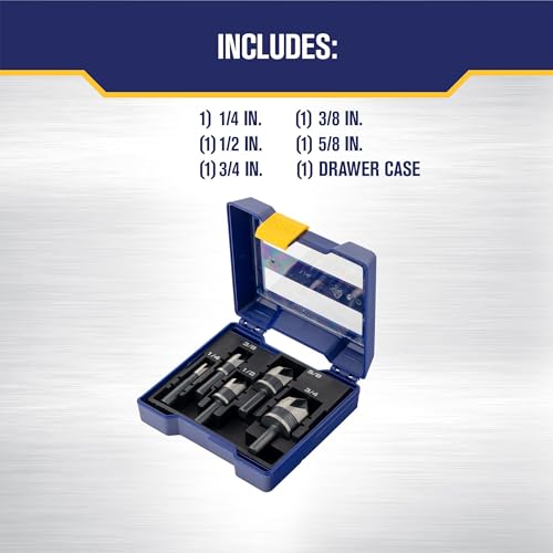 IRWIN Metal Countersink Drill Bit Set