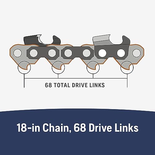 Husqvarna S83G 18 Chainsaw chain, 3/8'' Pitch, .050 Guage, 68 Drive Links