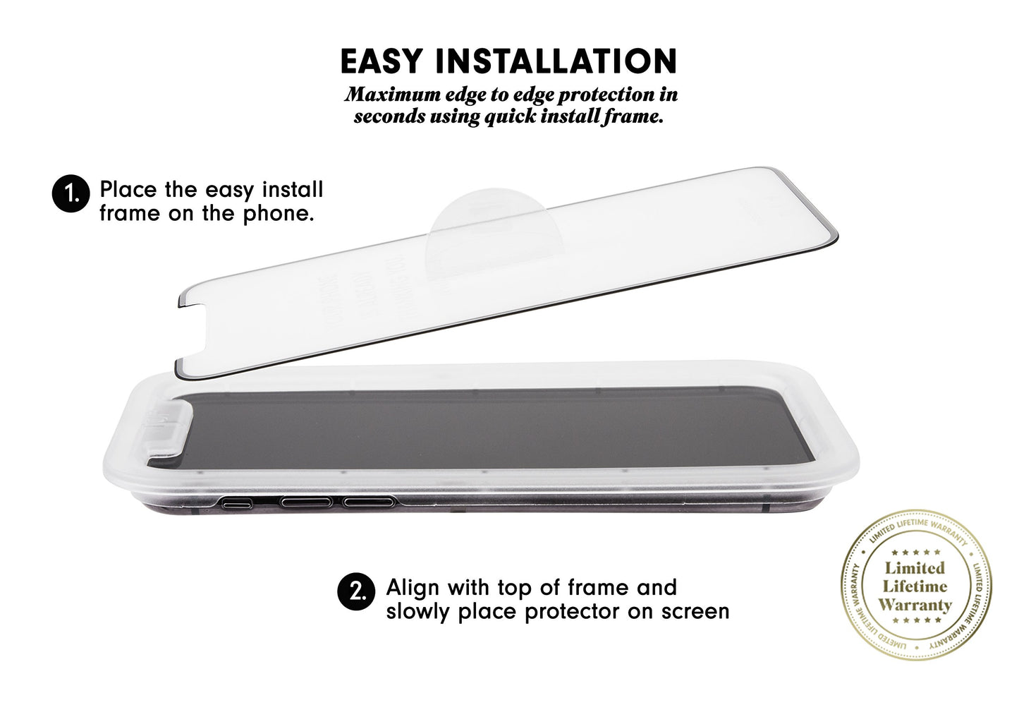 SONIX Seamless Glass Screen Protector