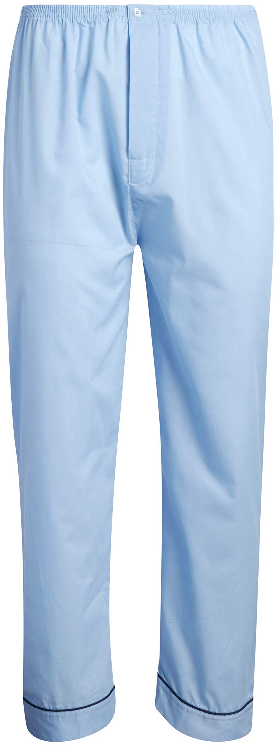 Ten West Apparel Men’s Pajamas Set - Long Sleeve Button Down Sleep Shirt and Pajama Bottoms Sleepwear Set