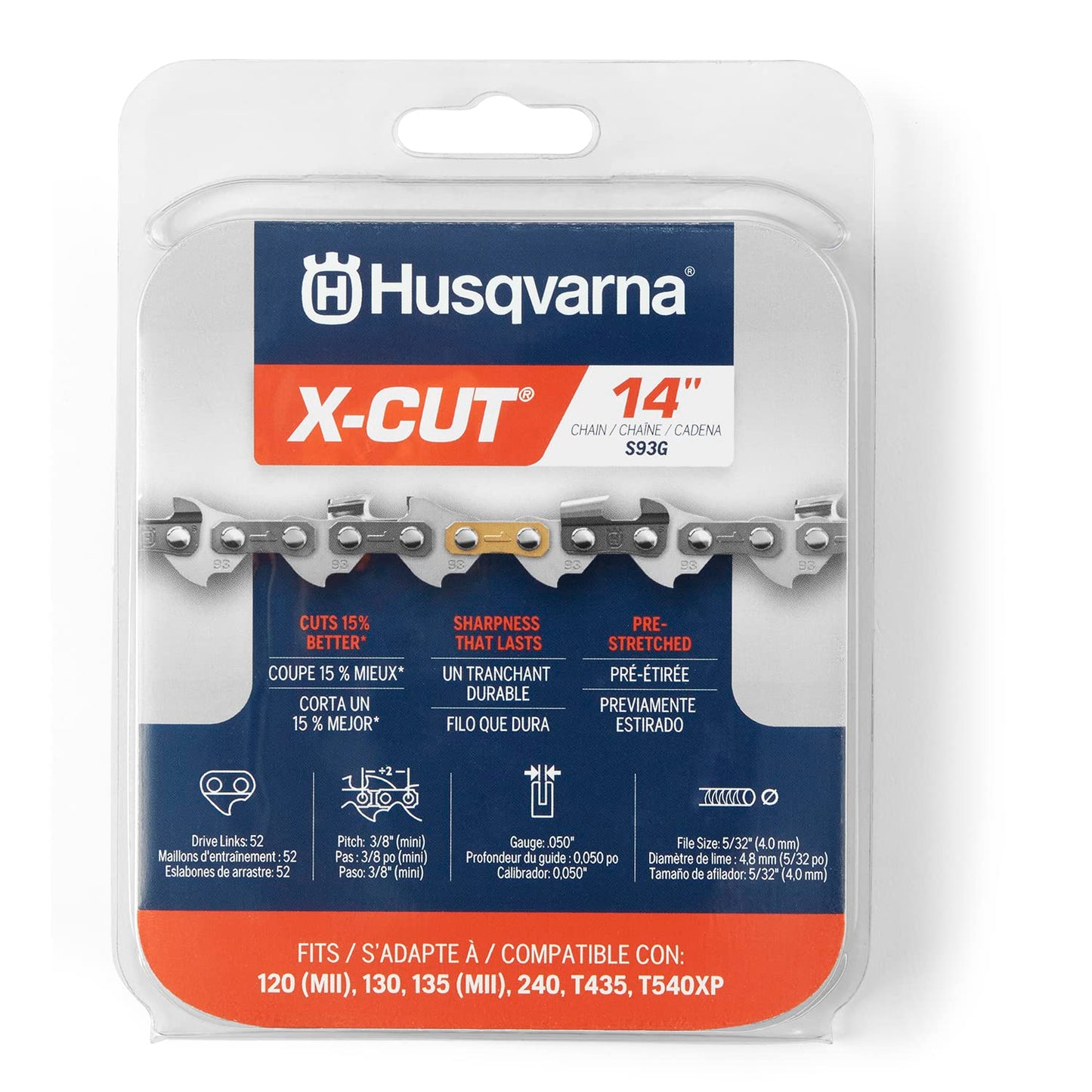 Husqvarna X-Cut S93G 14 Inch Chainsaw Chain