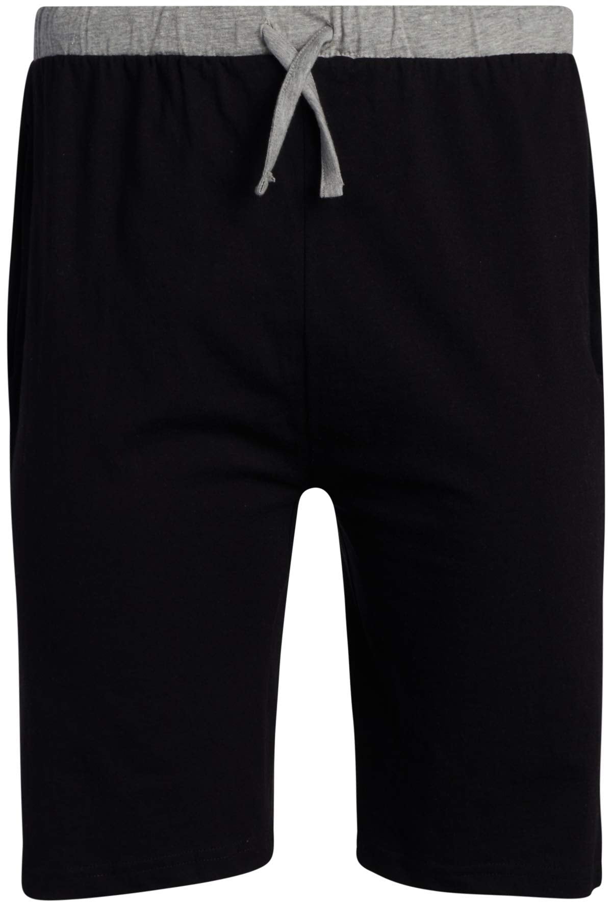Ten West Apparel Men’s Pajamas – Short Sleeve Tee and Lounge Shorts Sleepwear Set (M-XL)
