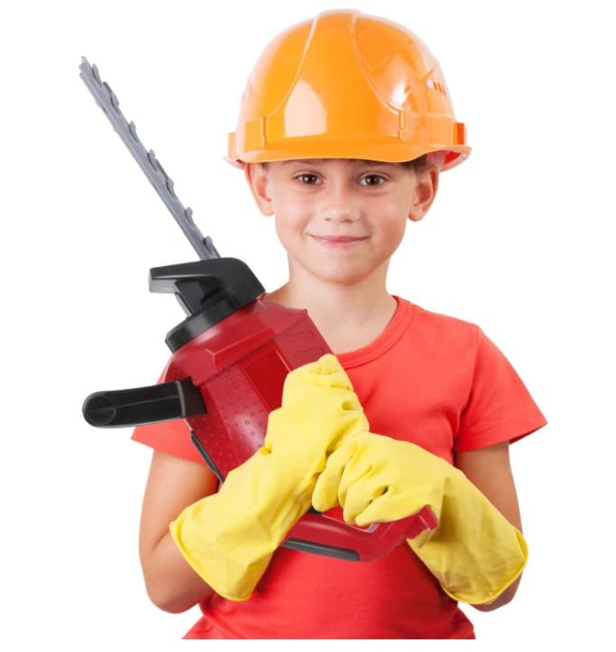 Misco Toys Pretend Play Kids Hedge Trimmer Toy Tool Garden Set, Kids Construction Gardening Toy,Real Sound and Movement, Perfect for Toddlers and Babies, Realistic Effect and Great Gift!