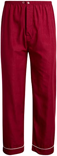 Ten West Apparel Men’s Pajamas Set - Long Sleeve Button Down Sleep Shirt and Pajama Bottoms Sleepwear Set