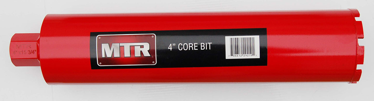 MTR Wet/Dry Diamond Grit Core Drill Bit for Brick, Concrete Block Masonry Granit Marble Diameter 5/8" - 11 Threaded #30/40