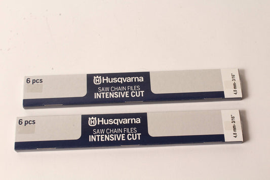 Husqvarna Pack of 12 Genuine 597356302 3/16" 4.8MM Round Chainsaw Files