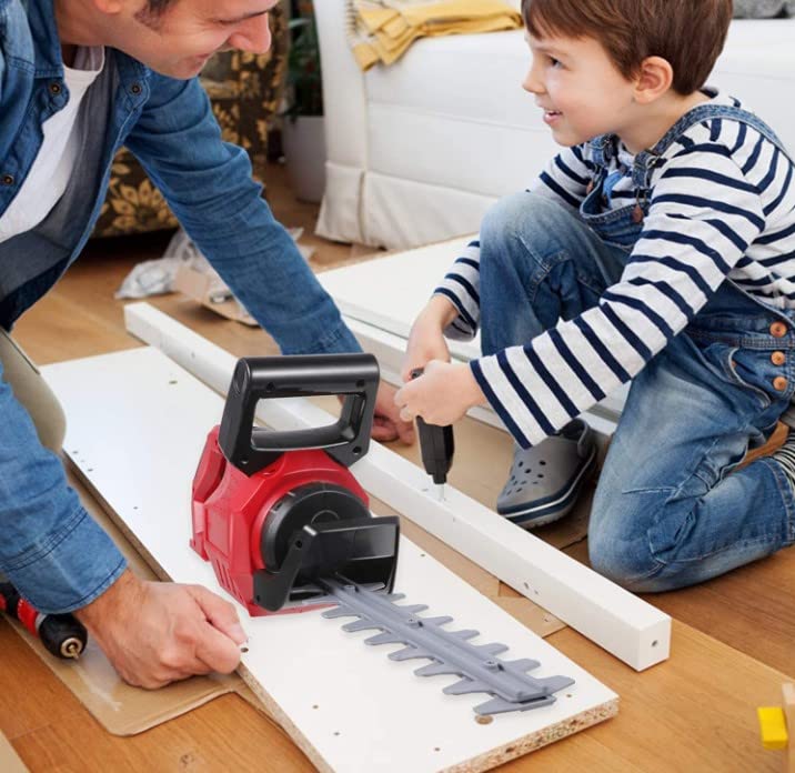 Misco Toys Pretend Play Kids Hedge Trimmer Toy Tool Garden Set, Kids Construction Gardening Toy,Real Sound and Movement, Perfect for Toddlers and Babies, Realistic Effect and Great Gift!