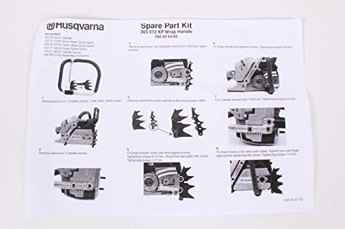 Husqvarna Genuine 588846302 Full Wrap Handle Kit with Spikes Fits 365 372XP OEM