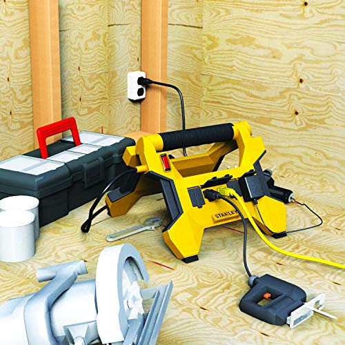 STANLEY W32040 POWERHORSE 8-Outlet Upright Power Center with 6-Foot Cord