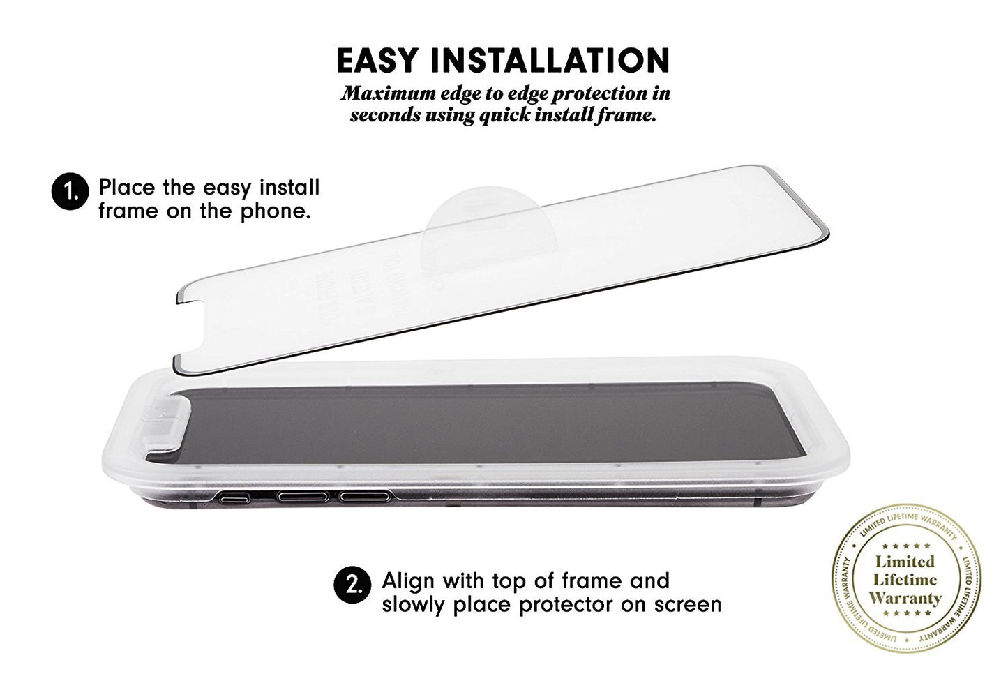 SONIX Seamless Glass Screen Protector