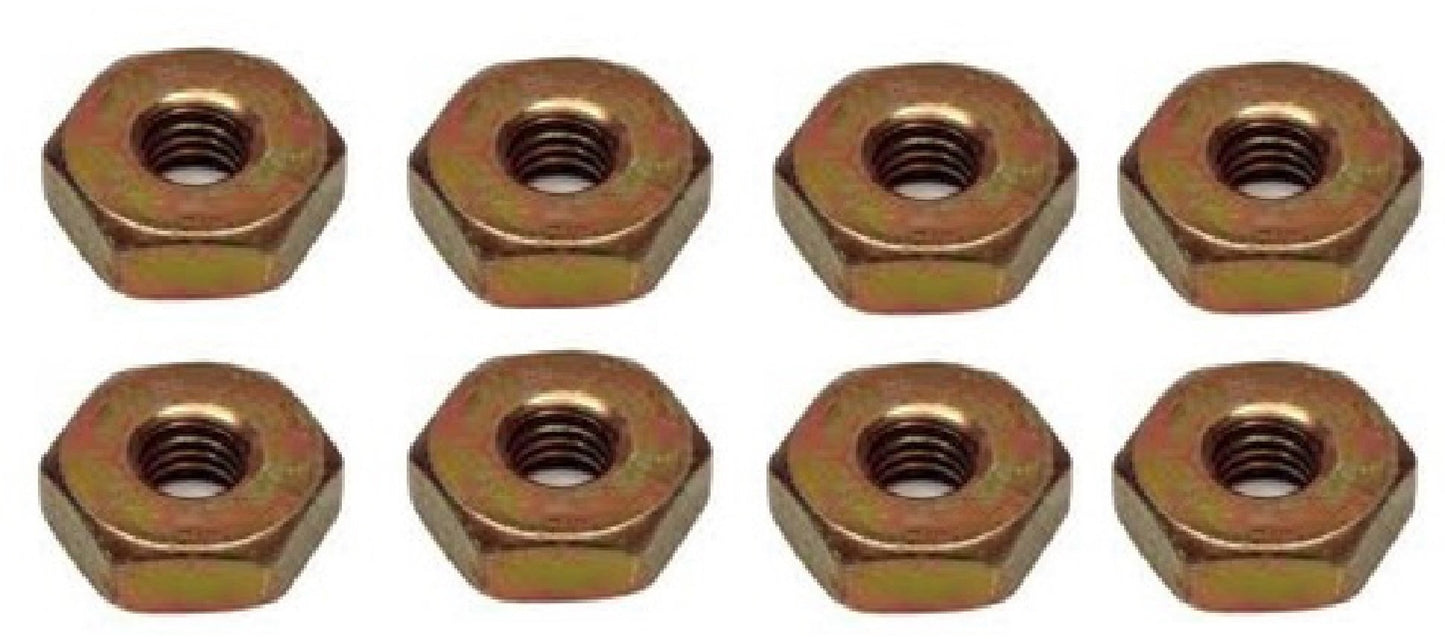 Forester Chainsaw Bar Nut 8 Pack - Replacement Sprocket Cover Nuts | Replaces Lost or Worn Stihl Saw Nuts