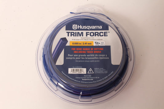 Husqvarna Genuine 529337501 Trim Force Square Trimmer Line 140ft Spool .095"