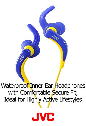 JVC HAETX30B Extreme Fitness Headphones, Black