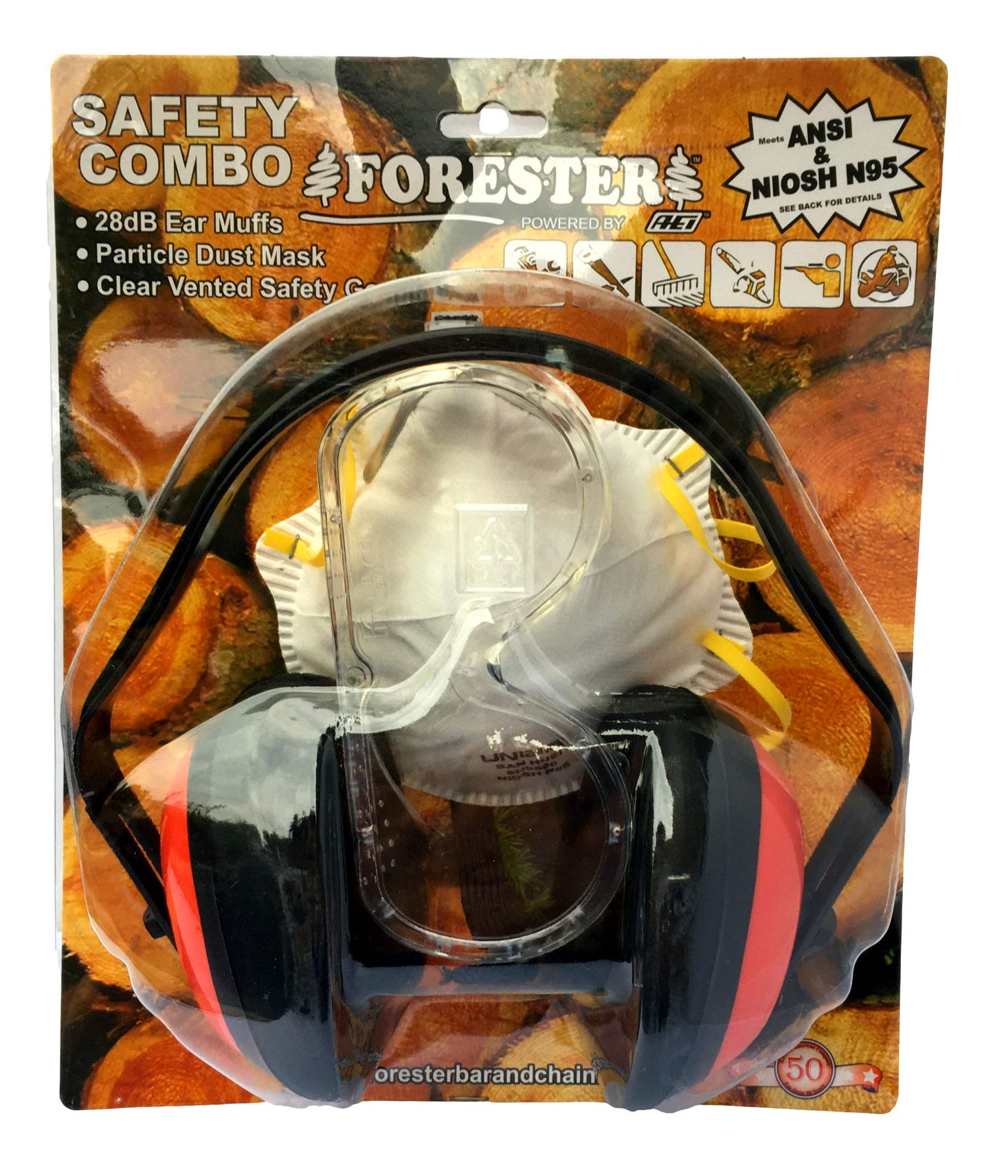The Face Protector Super Value 3PC Construction Safety Glasses Head Covering Mechanic Safety Set