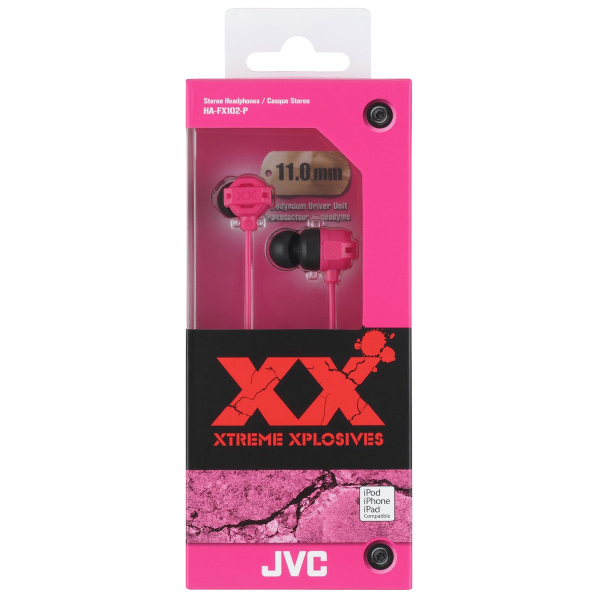 JVC HAFX102A XX Xtreme Bass Earbuds