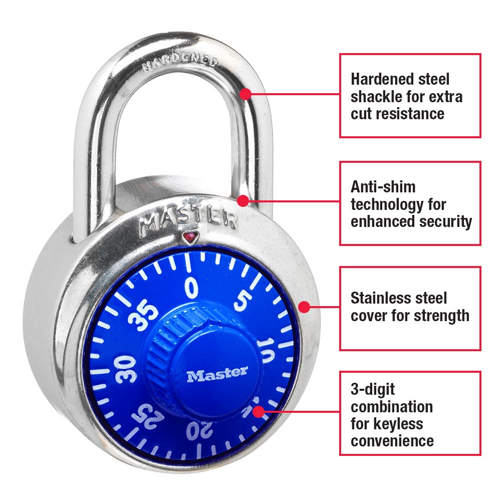Master Lock Locker Lock Combination Padlock