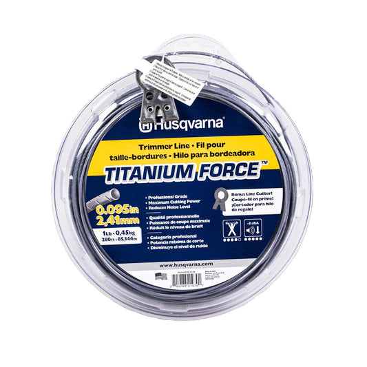 Husqvarna Titanium Force Donut Trimmer Line (.095" diameter, 280 ft. length)