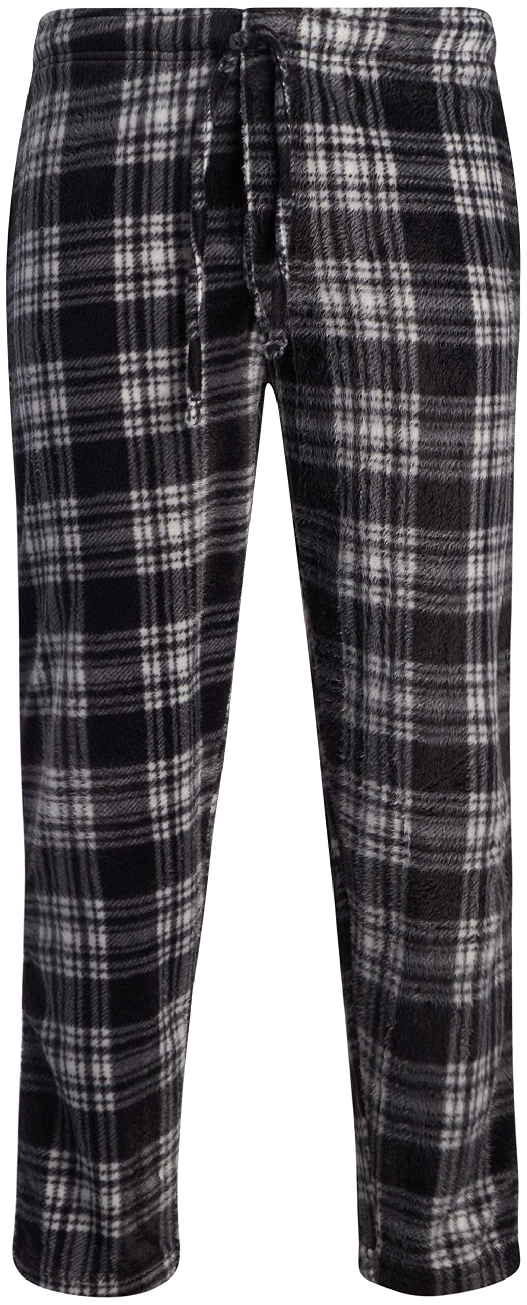 Ten West Apparel Men’s Pajama Bottoms – 3 Pack Flannel Fleece Sleep and Lounge Pants (M-XXL)
