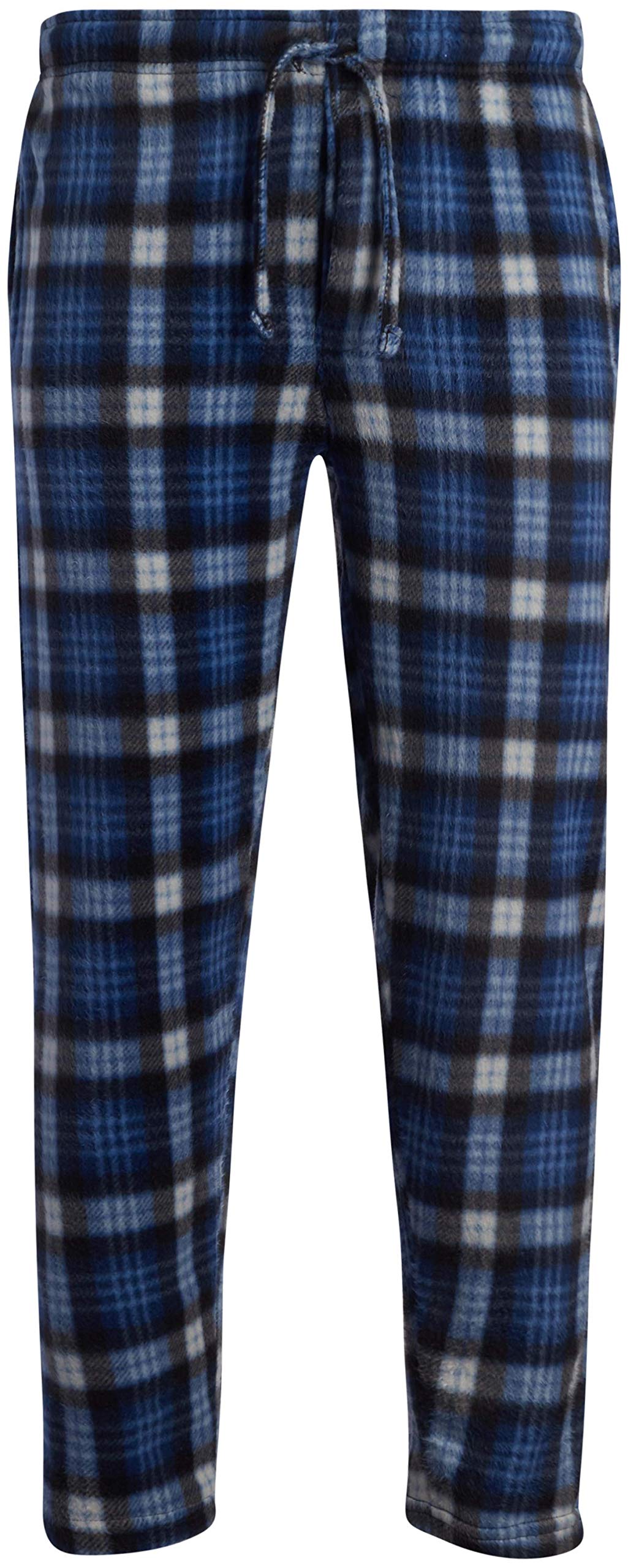 Ten West Apparel Men’s Pajama Bottoms – 3 Pack Flannel Fleece Sleep and Lounge Pants (M-XXL)