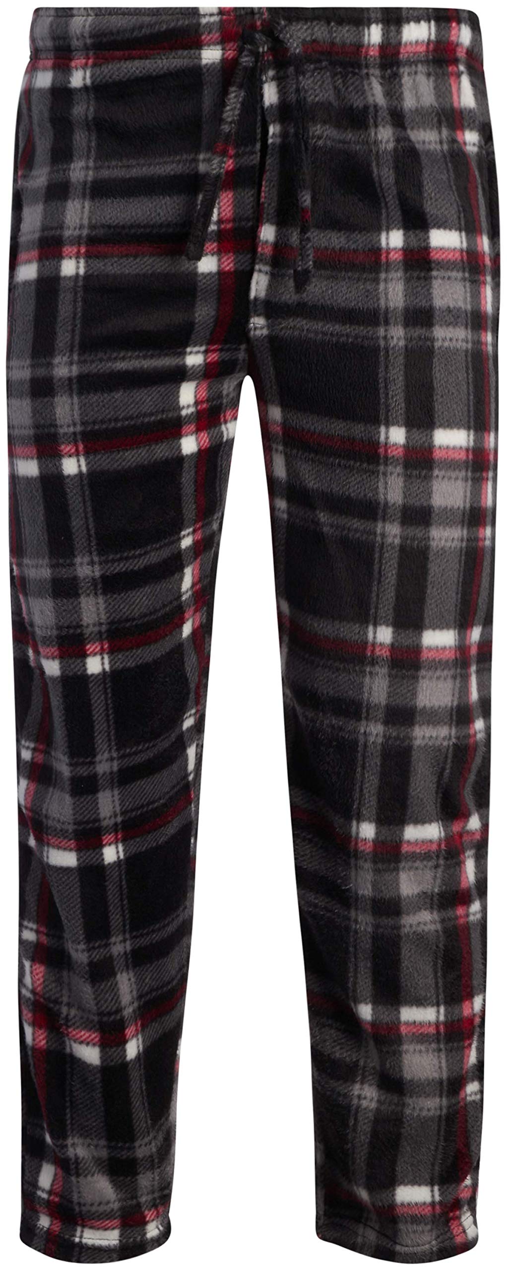 Ten West Apparel Men’s Pajama Bottoms – 3 Pack Flannel Fleece Sleep and Lounge Pants (M-XXL)