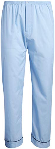 Ten West Apparel Men’s Pajamas Set - Long Sleeve Button Down Sleep Shirt and Pajama Bottoms Sleepwear Set