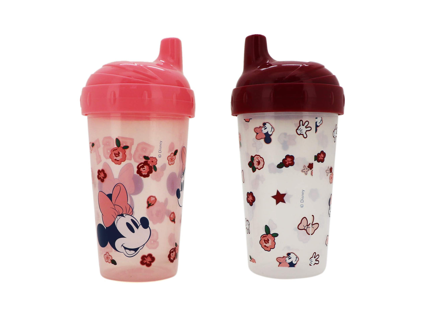 Cudlie Disney Baby Girl 2 Pack 10 Oz Hard Spout Sippy Cup for Toddler