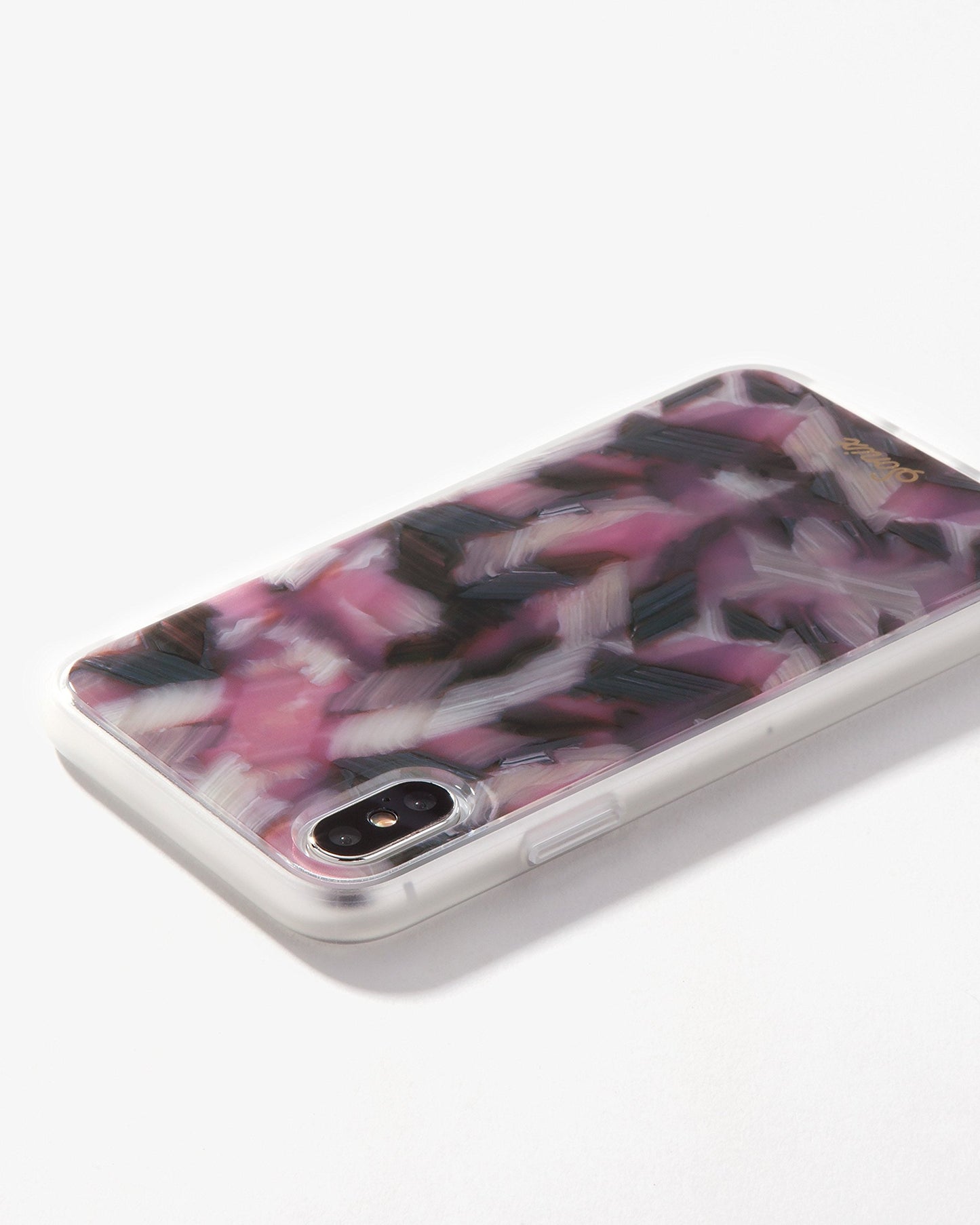 Iphone XS, Iphone X, Pink TORT (Tortoise Shell) Cell Phone Case Protective Tortoiseshell Case for Apple Iphone X, iPhone XS