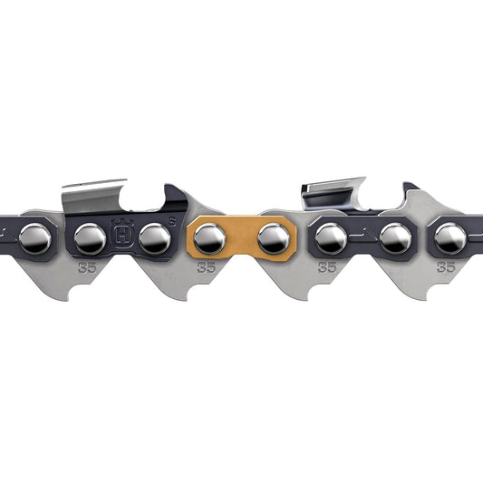 Husqvarna X-CUT S35G 16 Inch Semi Chisel Chainsaw Chain, .325" Pitch .058" Guage