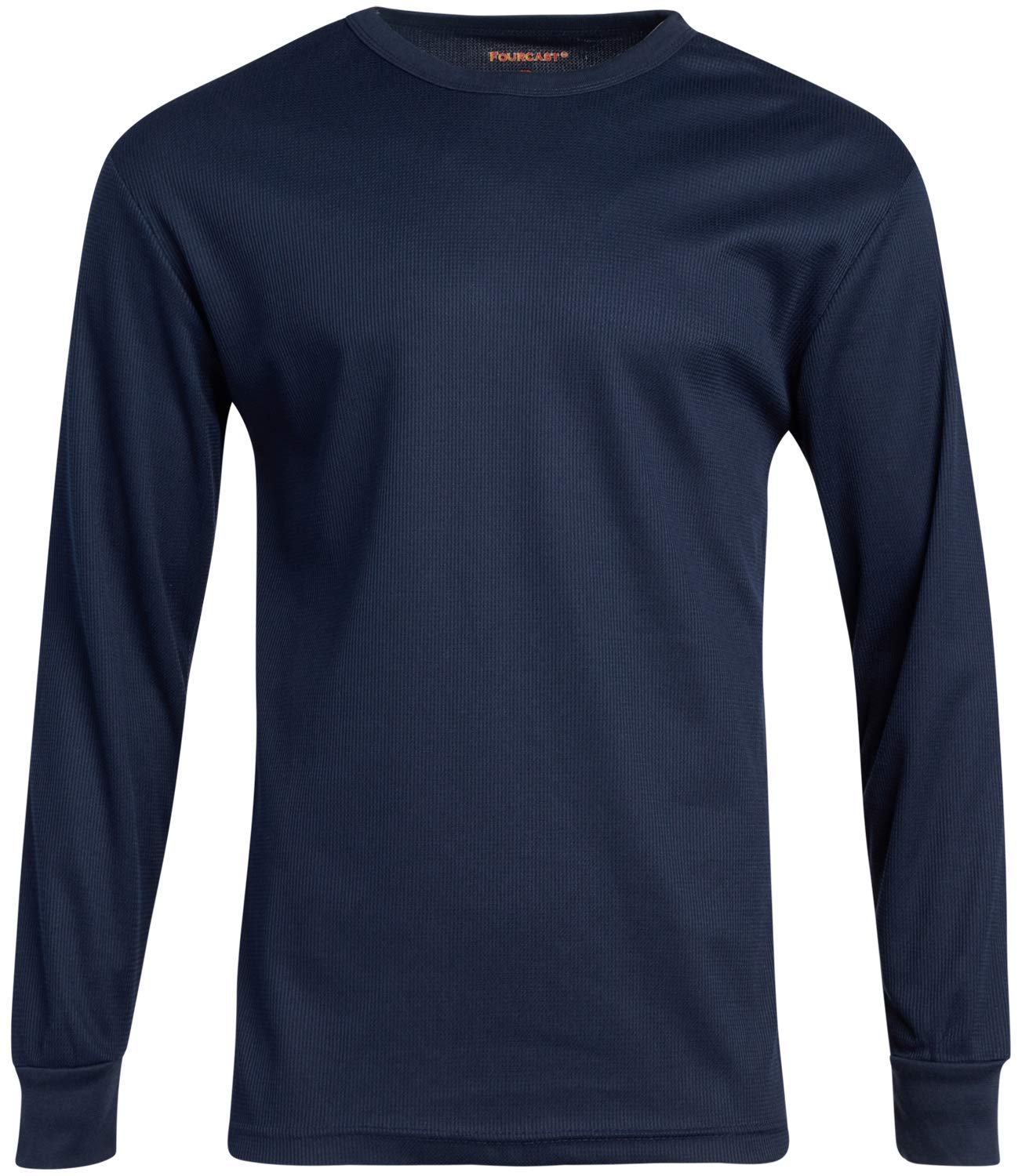 Fourcast Men's Thermal Pajama Set - Base Layer Long Sleeve Waffle T-Shirt and Long John Pants, Plus (2 Piece, 2 Pack)