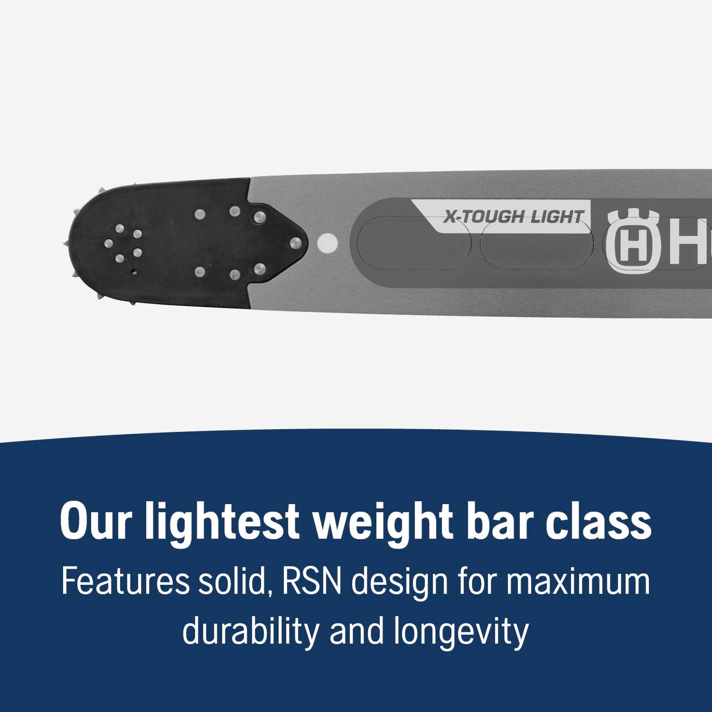 Husqvarna X-Tough Light 24 inch Chainsaw Bar, 3/8" pitch, 050" gauge and 84 drive links