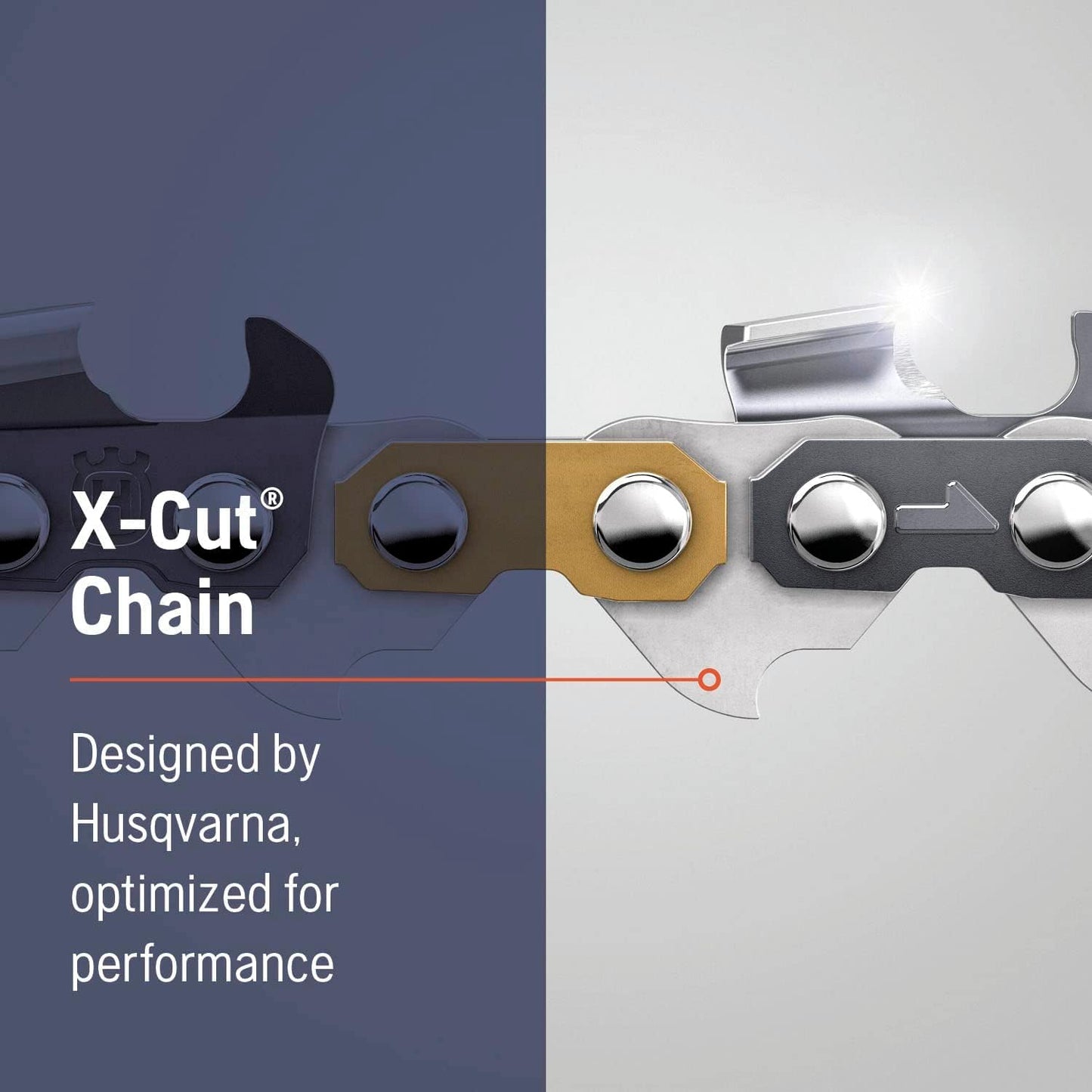 Husqvarna 581643672 SP33G X-Cut .325 .050 72 DL 3 Pack 18 Inch Semi-Chisel Chainsaw Chain