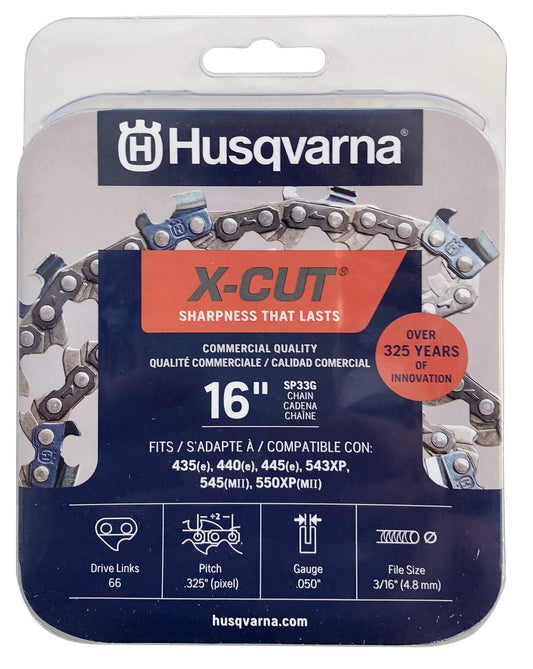 Husqvarna X-Cut SP33G 16 Inch Chainsaw Chain