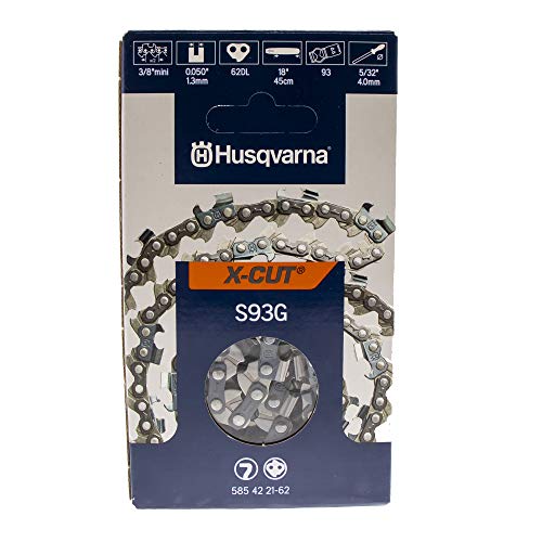 Husqvarna 585422162 S93G 18" Chain 3/8 Mini .050 62 DL
