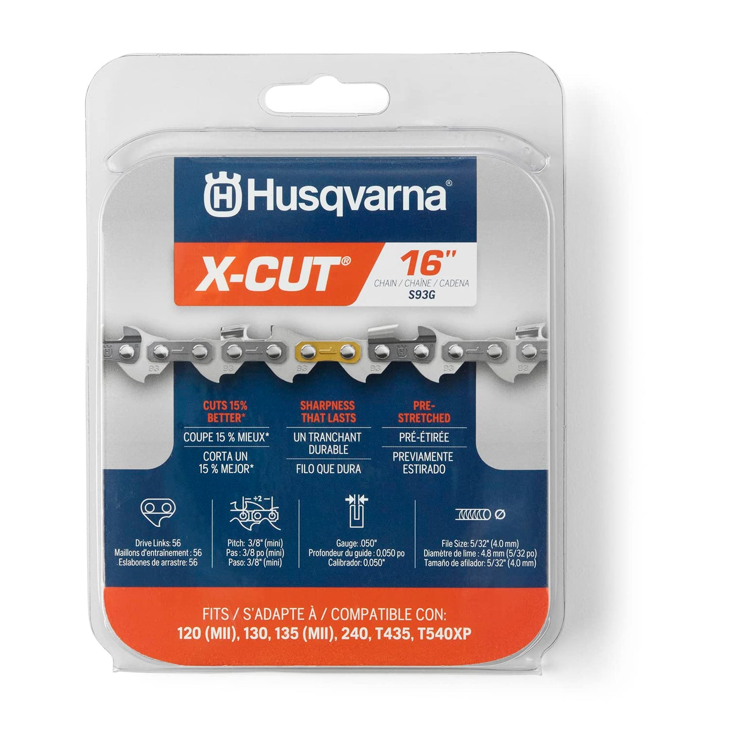 Husqvarna X-Cut S93G 14 Inch Chainsaw Chain