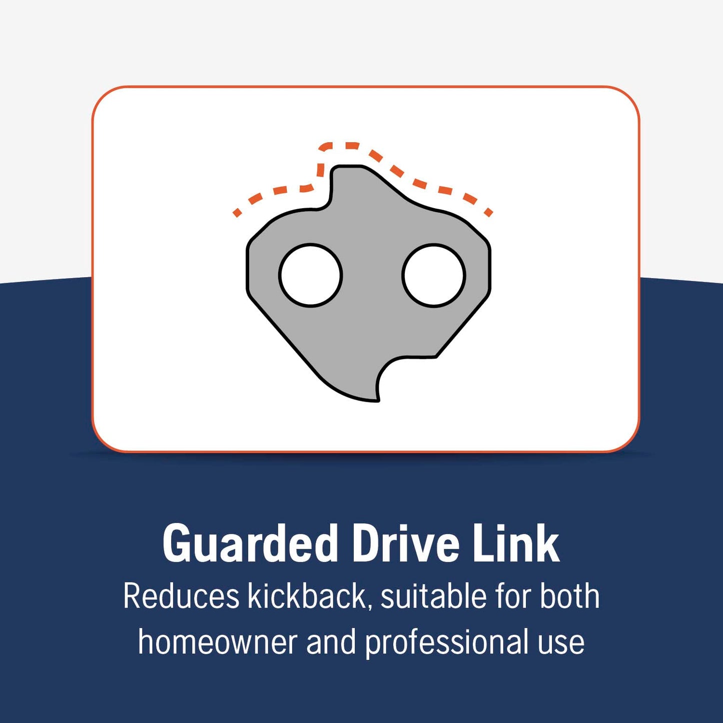 Husqvarna 531300441 H-80 Chainsaw Chain, Orange/Gray 20 inches