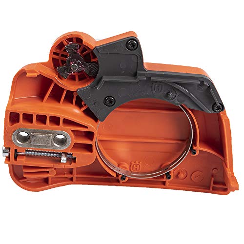 Husqvarna 525628901 Chainsaw Chain Brake Assembly Genuine Original Equipment Manufacturer (OEM) part for Husqvarna Orange