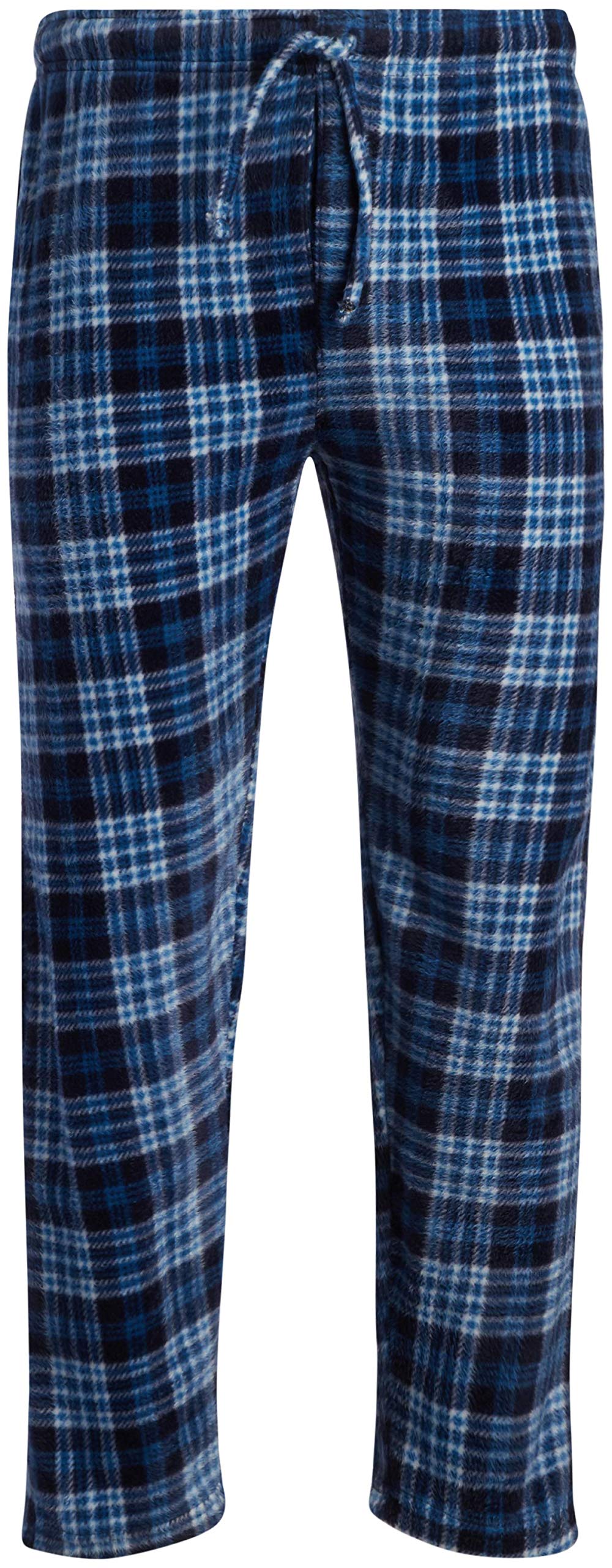 Ten West Apparel Men’s Pajama Bottoms – 3 Pack Flannel Fleece Sleep and Lounge Pants (M-XXL)