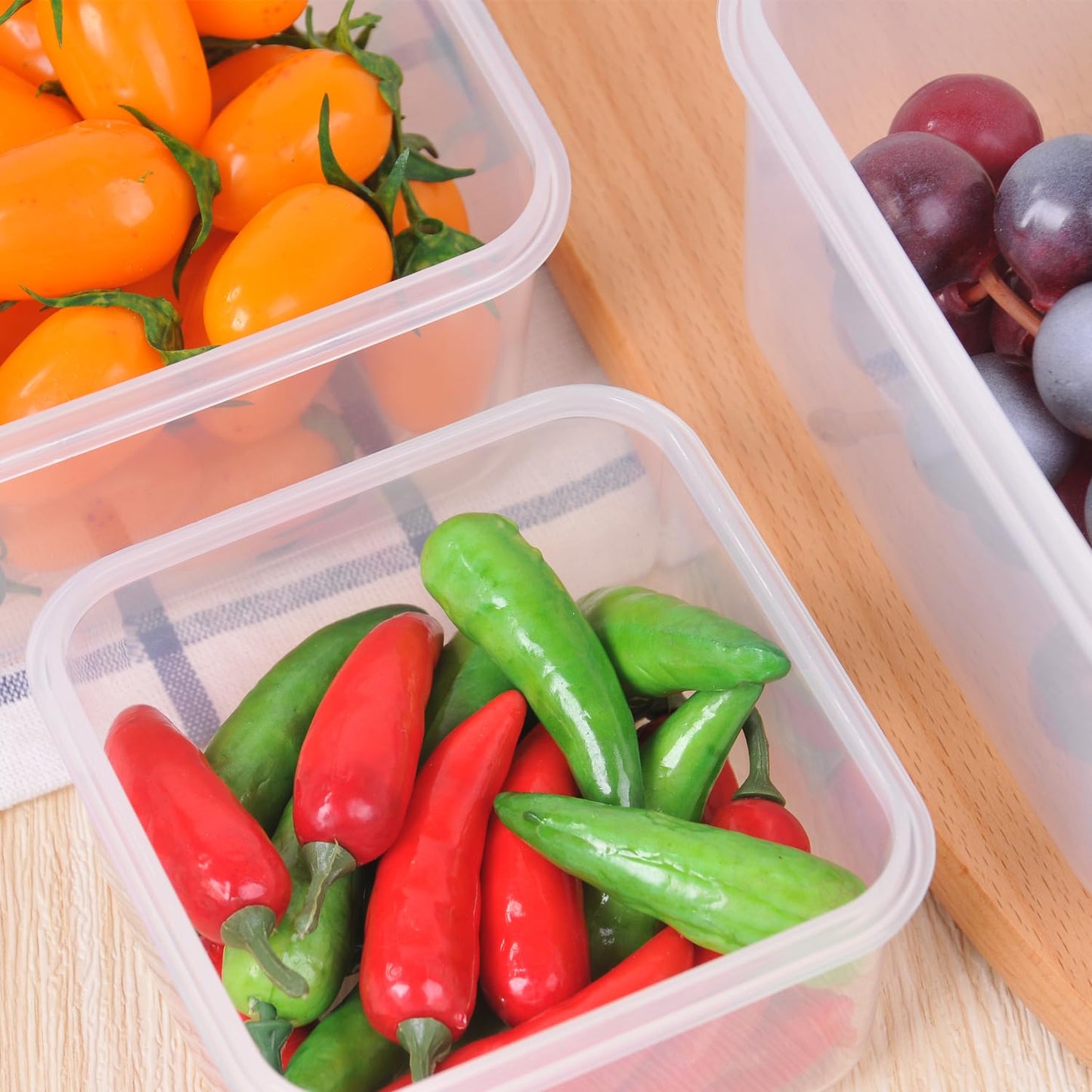 MTR Set of 3 Value Pack FOOD Storage Containers BPA Free Kitchen Storage Dishwasher Safe Microwave Safe Freezer Safe Airtight Silicone Containers Leakproof & Reusable