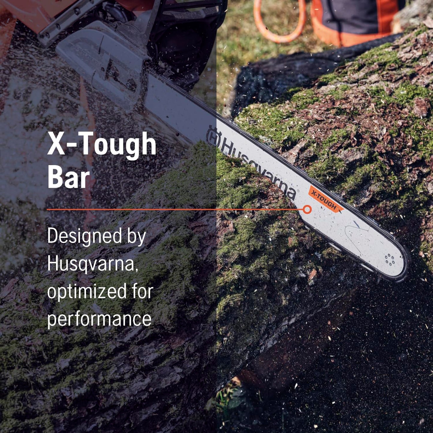 Husqvarna X-Tough 24 inch Chainsaw Bar, 3/8" Pitch, .050" Gauge and 84 Drive Links