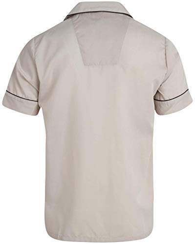 Ten West Apparel Men's 2-Piece Pajama Set with Short Sleeve Shirt and Long Pants