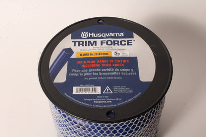 Husqvarna Genuine 529337504 Trim Force Square Trimmer Line 5lb 1427' Spool .095"