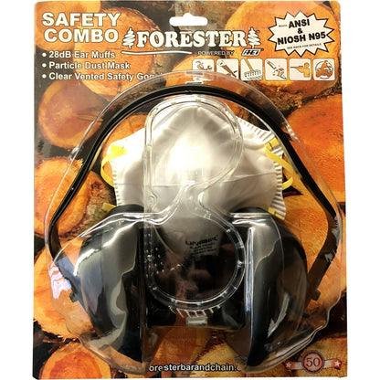 The Face Protector Super Value 3PC Construction Safety Glasses Head Covering Mechanic Safety Set